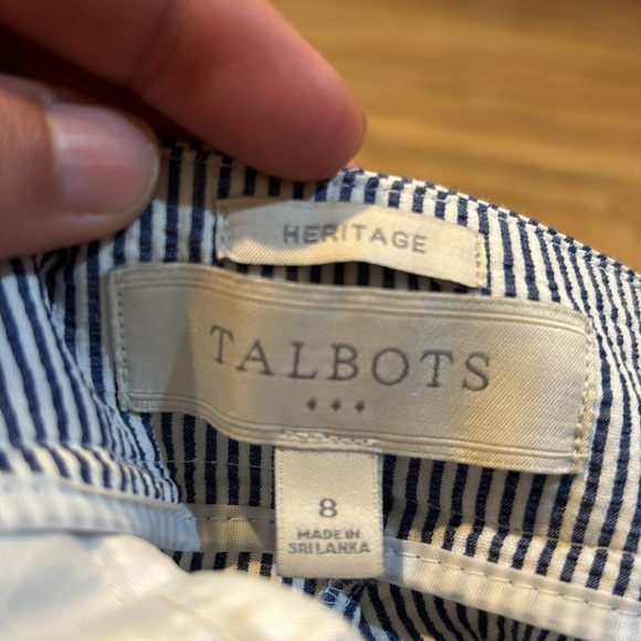 Talbot Heritage Pinstripe Capri Size 8 - Picture 12 of 14